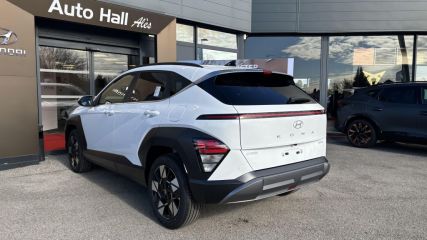 30100 : Hyundai Alès - Auto Hall - HYUNDAI KONA Creative - KONA II - ATLAS WHITE - Automate sequentiel - Essence / Courant électrique
