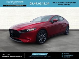 86000 : Hyundai Poitiers - Eco des Nations - MAZDA Mazda 3 - Mazda 3 - Rouge - Traction - Essence/Micro-Hybride