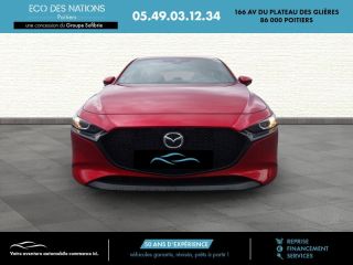 86000 : Hyundai Poitiers - Eco des Nations - MAZDA Mazda 3 - Mazda 3 - Rouge - Traction - Essence/Micro-Hybride