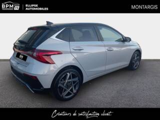 45200 : Hyundai Montargis - ELLIPSE Automobiles - HYUNDAI i20 - i20 - Sleek Silver Métal/Toit/rétros Black - Traction - Essence/Micro-Hybride