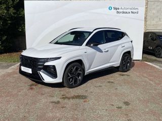 33110 : Hyundai Bordeaux Nord Le Bouscat - Sipa Automobiles - HYUNDAI TUCSON N Line Creative - TUCSON IV - BLANC - Boîte automatique - Essence / Courant électrique