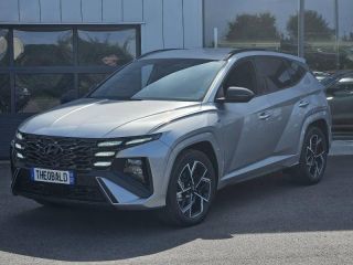 57685 : Hyundai Metz - Theobald Automobiles - HYUNDAI Tucson - Tucson - Shimmering Silver/Toit/rétros Black - Traction - Hybride : Essence/Electrique