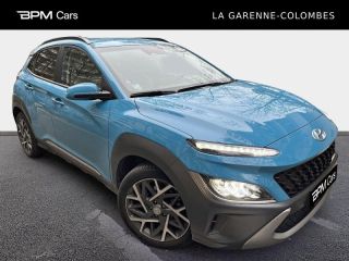 92130 : Hyundai ISSY-LES-MOULINEAUX - BPM Cars - HYUNDAI Kona - Kona - Bleu - Traction - Hybride : Essence/Electrique