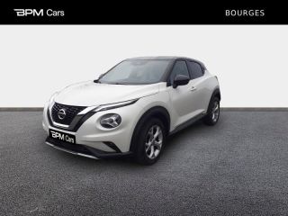 36000 : Hyundai Châteauroux - BPM Cars - NISSAN Juke - Juke - Blanc Lunaire+Toit Noir Métallisé - Traction - Essence