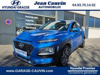06130 : Hyundai Grasse - Garage Jean Cauvin - HYUNDAI Kona - Kona - bleu - Traction - Hybride : Essence/Electrique