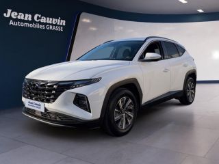 06130 : Hyundai Grasse - Garage Jean Cauvin - HYUNDAI TUCSON CREATIVE - TUCSON IV - Blanc - Boîte automatique - Essence / Courant électrique