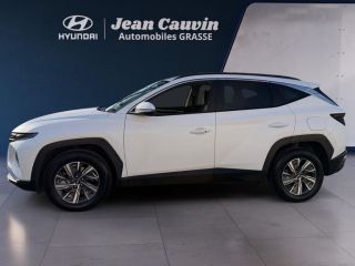 06130 : Hyundai Grasse - Garage Jean Cauvin - HYUNDAI TUCSON CREATIVE - TUCSON IV - Blanc - Boîte automatique - Essence / Courant électrique