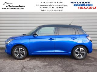 52000 : Hyundai Chaumont - Garage Michel Bazin - SUZUKI Swift - Swift - Frontier Blue Pearl/Toit Black - Traction - Essence/Micro-Hybride