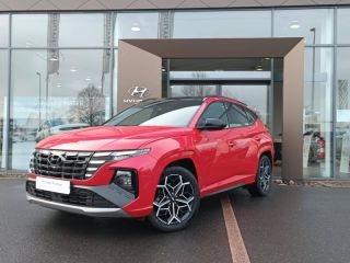 59640 : Hyundai Dunkerque - Europ'Auto - HYUNDAI Tucson - Tucson - Sunset Red Métal - Transmission intégrale - Hybride rechargeable : Essence/Electrique