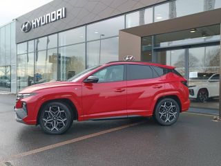 59640 : Hyundai Dunkerque - Europ'Auto - HYUNDAI Tucson - Tucson - Sunset Red Métal - Transmission intégrale - Hybride rechargeable : Essence/Electrique