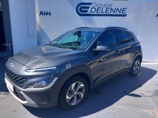 30100 : Hyundai Alès - Auto Hall - HYUNDAI KONA HYBRID Intuitive - KONA - Gris - Automate sequentiel - Essence / Courant électrique