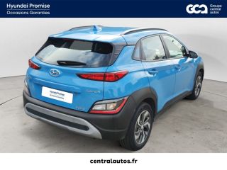 38200 : Hyundai Vienne - Groupe Central Autos - HYUNDAI KONA HYBRID Initia - KONA - Bleu - Automate sequentiel - Essence / Courant électrique