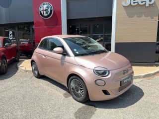 04100 : Hyundai Manosque - Pedinielli - FIAT 500e 3+1 Nouvelle 500 - 500 III ELECTRIQUE - Rouge - Automate à fonct. Continu - Courant électrique
