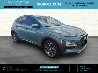 86000 : Hyundai Poitiers - Eco des Nations - HYUNDAI Kona - Kona - Bleu - Traction - Hybride : Essence/Electrique