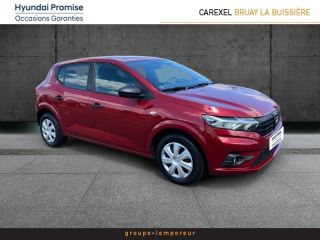 62700 : Hyundai Bruay-La-Buissière - Groupe Lempereur - DACIA Sandero - Sandero - Rouge Fusion métallisé - Traction - Essence