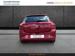 62700 : Hyundai Bruay-La-Buissière - Groupe Lempereur - DACIA Sandero - Sandero - Rouge Fusion métallisé - Traction - Essence