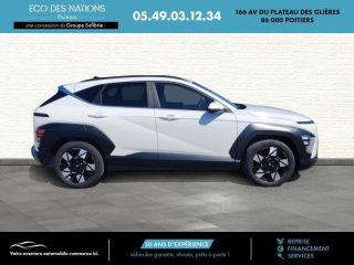 86000 : Hyundai Poitiers - Eco des Nations - HYUNDAI Kona - Kona - Blanc - Traction - Hybride : Essence/Electrique