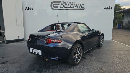 30100 : Hyundai Alès - Auto Hall - MAZDA MX-5 RF 2022 Selection Cuir Terracotta - MX-5 IV - Bleu - Boîte manuelle - Essence sans plomb