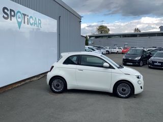 33140 : Hyundai Bordeaux Sud Villenave d&#039;Ornon - Sipa Automobiles - FIAT 500e BERLINE MY22 SERIE 1 STEP 2 Icône - 500 III - Blanc - Automate à fonct. Continu - Courant électrique
