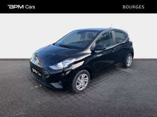 18230 : Hyundai Bourges - ELLIPSE Automobiles - HYUNDAI i10 - i10 - Phantom Black Métal - Traction - Essence