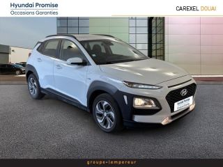 59187 : Hyundai Douai - Groupe Lempereur - HYUNDAI Kona - Kona - Chalk White Métal - Traction - Hybride : Essence/Electrique
