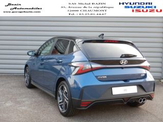 52000 : Hyundai Chaumont - Garage Michel Bazin - HYUNDAI i20 - i20 - Vibrant Blue Métal/Toit+rétros Black - Traction - Essence