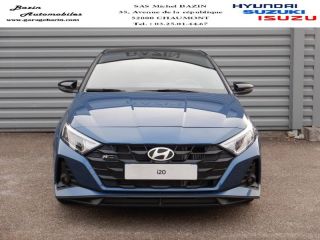 52000 : Hyundai Chaumont - Garage Michel Bazin - HYUNDAI i20 - i20 - Vibrant Blue Métal/Toit+rétros Black - Traction - Essence