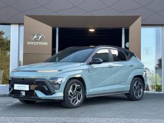 29000 : Hyundai Quimper - Iroise Automobiles - HYUNDAI Kona - Kona - Mirage Green/Toit/rétros Black - Traction - Hybride : Essence/Electrique