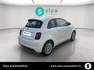 33140 : Hyundai - Sipa Automobiles – Bordeaux Sud - Villenave d’Ornon - FIAT 500e BERLINE Nouvelle 500 - 500 III ELECTRIQUE - Bossanova White - Automate à fonct. Continu - Courant électrique