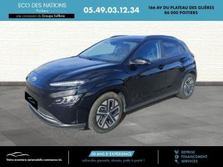 86000 : Hyundai Poitiers - Eco des Nations - HYUNDAI Kona - Kona - Noire - Traction - Electrique
