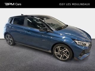 18230 : Hyundai Bourges - BPM Cars - HYUNDAI i20 - i20 - Vibrant Blue Métal/Toit+rétros Black - Traction - Essence
