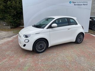33140 : Hyundai Bordeaux Sud Villenave d&#039;Ornon - Sipa Automobiles - FIAT 500e BERLINE MY22 SERIE 1 STEP 1 Icône - 500 III - Blanc - Automate à fonct. Continu - Courant électrique
