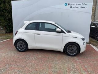 33140 : Hyundai Bordeaux Sud Villenave d&#039;Ornon - Sipa Automobiles - FIAT 500e BERLINE MY22 SERIE 1 STEP 1 Icône - 500 III - Blanc - Automate à fonct. Continu - Courant électrique