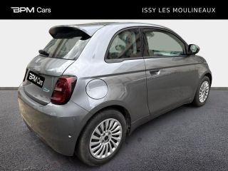 92130 : Hyundai ISSY-LES-MOULINEAUX - BPM Cars - FIAT 500 - 500 - Mineral Grey métal - Traction - Electrique