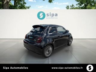 33140 : Hyundai Bordeaux Sud Villenave d'Ornon - Sipa Automobiles - FIAT 500e BERLINE Nouvelle 500 - 500 III ELECTRIQUE - Noir - Automate à fonct. Continu - Courant électrique