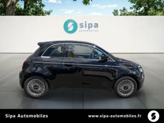 33140 : Hyundai Bordeaux Sud Villenave d'Ornon - Sipa Automobiles - FIAT 500e BERLINE Nouvelle 500 - 500 III ELECTRIQUE - Noir - Automate à fonct. Continu - Courant électrique