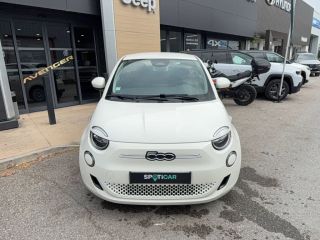 04100 : Hyundai Manosque - Pedinielli - FIAT 500e BERLINE MY22 SERIE 1 STEP 2 Action Plus - 500 III ELECTRIQUE - Blanc - Automate à fonct. Continu - Courant électrique