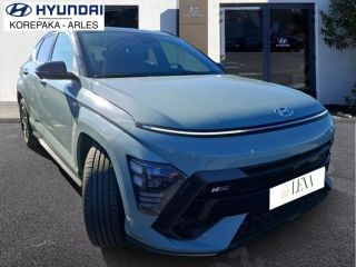 13200 : HYUNDAI Arles - Lexa Automobile - HYUNDAI KONA N Line Executive - KONA II - Gris - Automate sequentiel - Essence / Courant électrique
