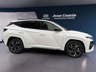06130 : Hyundai Grasse - Garage Jean Cauvin - HYUNDAI TUCSON N Line Creative - TUCSON IV - Blanc - Boîte automatique - Essence / Courant électrique