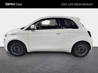 92130 : Hyundai ISSY-LES-MOULINEAUX - BPM Cars - FIAT 500 - 500 - Blanc - Traction - Electrique