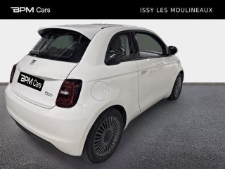 92130 : Hyundai ISSY-LES-MOULINEAUX - BPM Cars - FIAT 500 - 500 - Blanc - Traction - Electrique