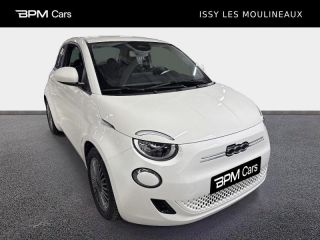92130 : Hyundai ISSY-LES-MOULINEAUX - BPM Cars - FIAT 500 - 500 - Blanc - Traction - Electrique