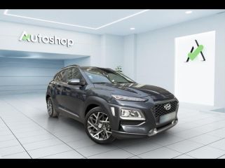 75013 : Hyundai Paris 13 - BPM Cars - HYUNDAI Kona - Kona - Dark Knight Métal - Traction - Hybride : Essence/Electrique