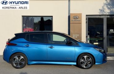 13200 : HYUNDAI Arles - Lexa Automobile - NISSAN LEAF 2019 N-Connecta - LEAF II - Bleu - Automate à fonct. Continu - Courant électrique