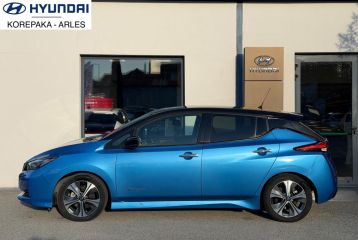 13200 : HYUNDAI Arles - Lexa Automobile - NISSAN LEAF 2019 N-Connecta - LEAF II - Bleu - Automate à fonct. Continu - Courant électrique