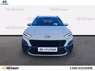 11020 : Hyundai Carcassonne - HMDS - HYUNDAI KONA HYBRID Executive - KONA - Atlas White - Automate sequentiel - Essence / Courant électrique