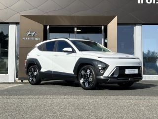 29000 : Hyundai Quimper - Iroise Automobiles - HYUNDAI Kona - Kona - Atlas White - Traction - Hybride : Essence/Electrique