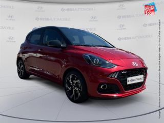 67800 : Hyundai Strasbourg - HESS Automobile - HYUNDAI i10 - i10 - Dragon Red Métal/Toit/rétros Black - Traction - Essence