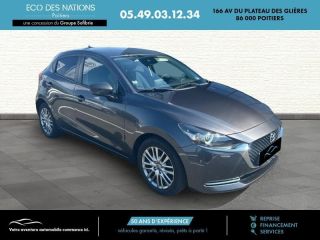 86000 : Hyundai Poitiers - Eco des Nations - MAZDA Mazda 2 - Mazda 2 - Machine Gray Métallisé - Traction - Essence/Micro-Hybride