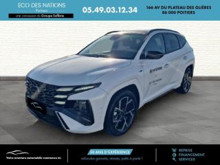 86000 : Hyundai Poitiers - Eco des Nations - HYUNDAI Tucson - Tucson - Serenity White Métal - Traction - Hybride : Essence/Electrique